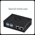thumbnail image 1 of For VisionFive2 Special Metal with Cooling Fan Mini Host Computer IP30 Protection Level Multiple Interfaces, 1 of 7