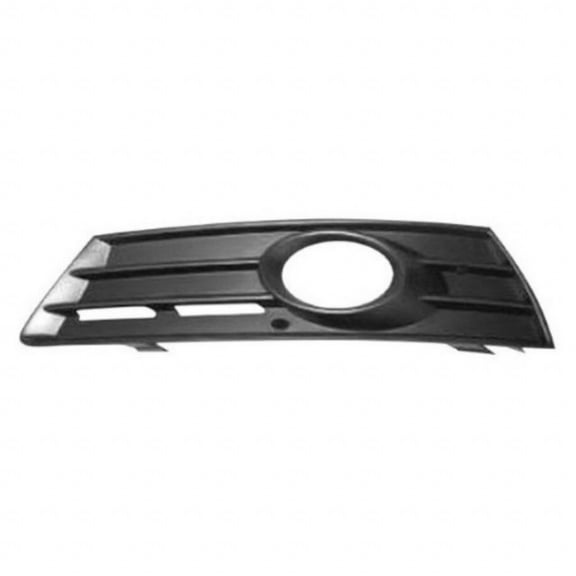 For Volkswagen CC 2009-2012 Bumper Grille Driver Side | Front | Black | w/ Fog Hole | Lower | Replacement For VW1036118 | 3C8853665C9B9