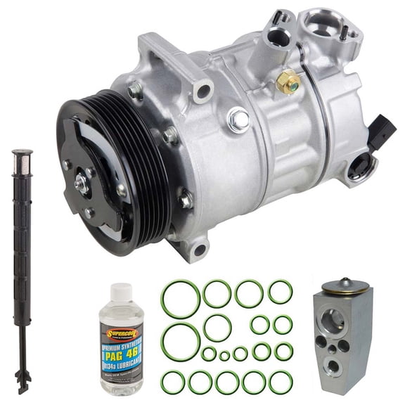 For Volkswagen CC 2017 OEM AC Compressor w/ A/C Repair Kit - BuyAutoParts