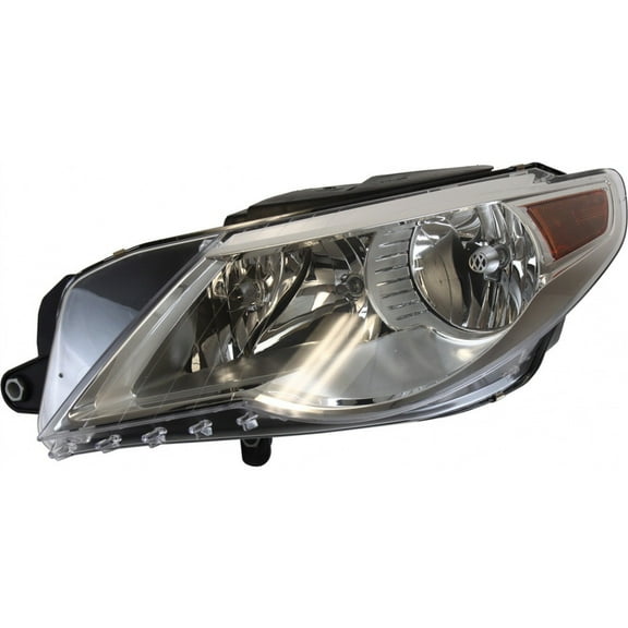 For Volkswagen CC Headlight 2009 2010 Driver Side DOT Certified Bulbs Included VW2502139 - Replaces 3C8 941 005 F; From VIN 9530001