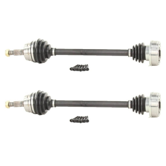 For Volkswagen Dasher Audi Fox Pair Front CV Axle Shafts - BuyAutoParts