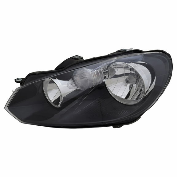 For Volkswagen GTI/Golf/Jetta Headlight Assembly 2010 11 12 13 2014 Driver Side | CAPA Certified | Replacement For VW2502145 | 5K0-941-005-D