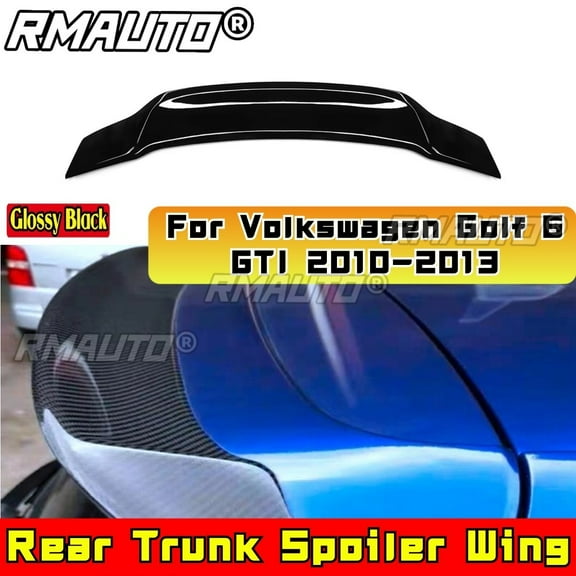 For Volkswagen Golf 6 GTI 2010-2013 Car Rear Spoiler Rear Trunk Spoiler Wing Rear Trunk Spoiler Body Kit Car Accessories