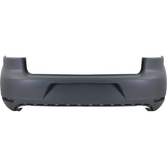 For Volkswagen Golf GTI/Golf 2010 11 12 13 2014 Bumper Cover | Rear | Primed | Gray | VW1100182 | 5K6807417GGRU