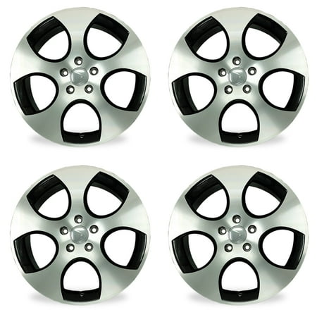 For Volkswagen Golf Jetta GTI OEM Design Wheel 18" 18x7.5 2005-2014 Machined Black Set of 4 Replacement Rim