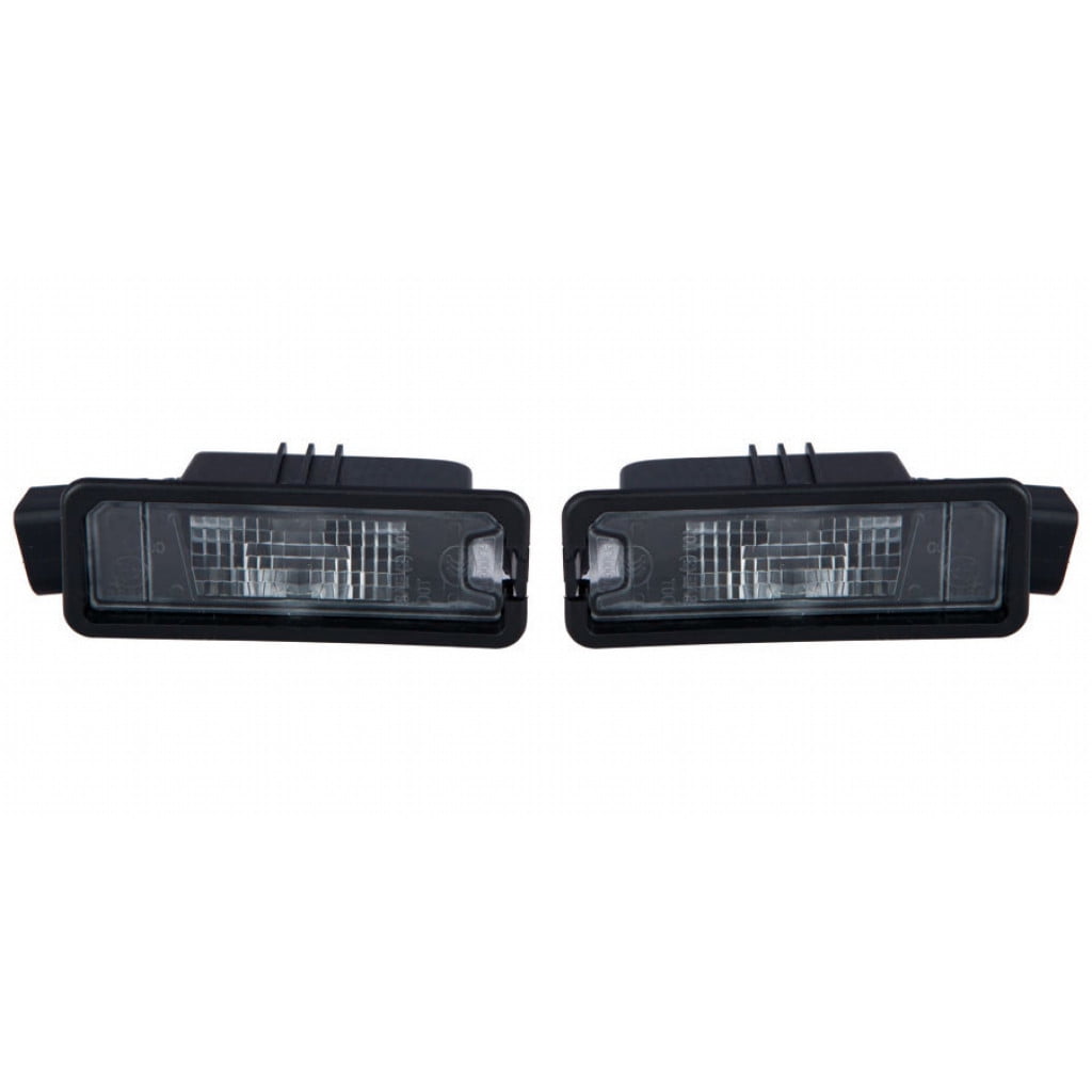 For Volkswagen Golf License Plate Light 2010 11 12 13 2014 Driver and Passenger Side Pair For VW2870108