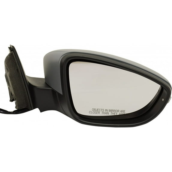 For Volkswagen Jetta 2012-2016 Door Mirror Passenger Side | Power | Hybrid | Replacement For VW1321156 | 5C6857522