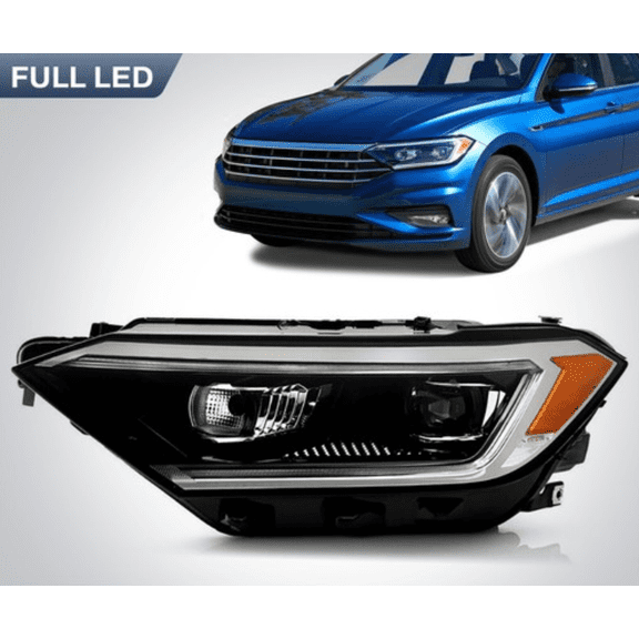 For Volkswagen Jetta 2019-2023 SEL w/LED DRL Projector Headlight Driver Side