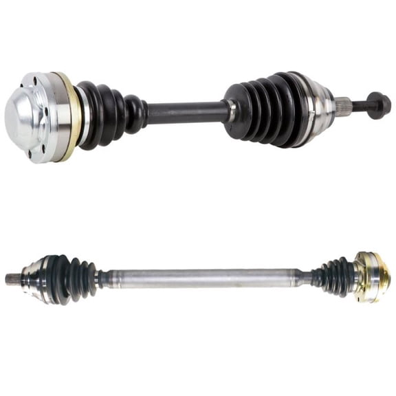 For Volkswagen Jetta GTI Eos R32 CC & Audi A3 Pair Front CV Axle Shaft - BuyAutoParts