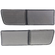 For Volkswagen Jetta/Golf/ GTI /Cabrio Tow Eye Cover 1993-1999 Pair Driver and Passenger Side | VW1038101 | VW1039101 | 1HM 941 777 C
