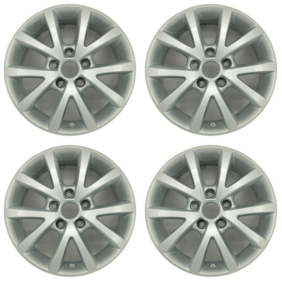 For Volkswagen Jetta OEM Design Wheel 16" 16x6.5 2010-2018 Silver Set of 4 Replacement Rim