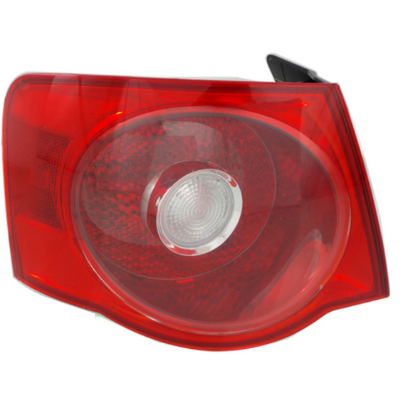 For Volkswagen Jetta Tail Light Assembly 2005 2006 2007 Red Lens Outer Driver Side VW2800123 | 1K5 945 095 J