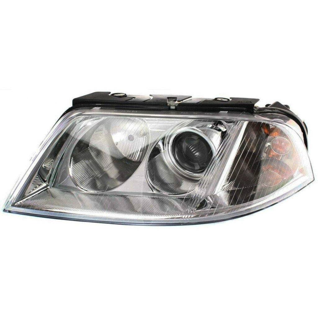 Chrome Headlights For 1999-2005 VW Jetta – Pair With H4 Bulbs – Left & Right