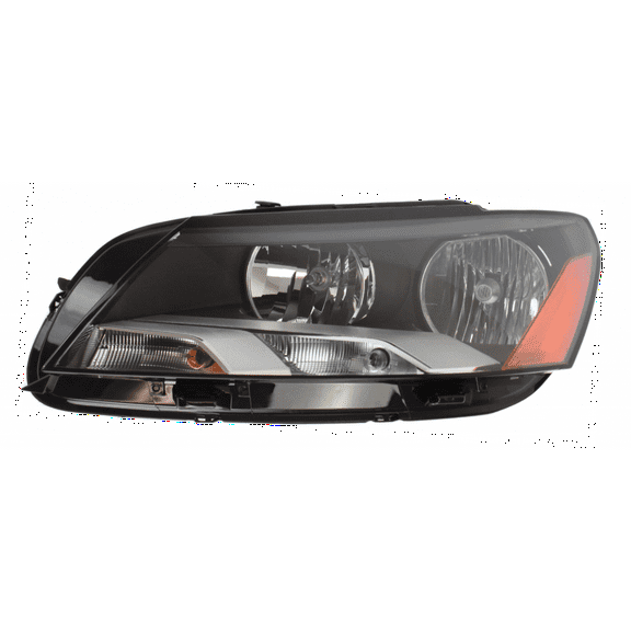 For Volkswagen Passat Headlight Assembly 2011-2015 Driver Side CAPA Certified Bulbs Included VW2502148 | 561 941 005 D; From 2-21-11