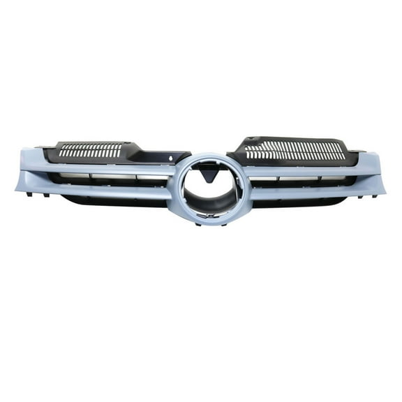 For Volkswagen Rabbit 2006 2007 2008 2009 Grille Assembly | Plastic | Primed Gray | Replacement For VW1200136 | 1K0853651AGRU