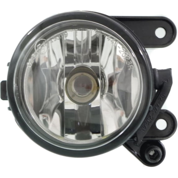 For Volkswagen Rabbit 2006 2007 2008 Fog Light Passenger Side | Front | Clear Lens | Chrome Housing | Replacement For VW2593116 | 1K0941700C