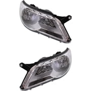 For Volkswagen Tiguan Headlight Assembly 2009 2010 2011 Pair Driver and Passenger Side | VW2502143 | VW2503143 | 5N1 941 031 AC