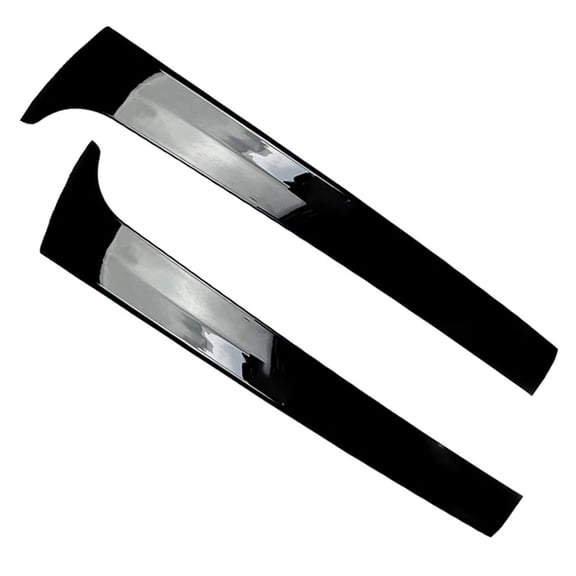 For Volkswagen VW Touareg Gloss Black Car Rear Window Side Spoiler ABS Spoilers Splitter Canard Sticker Accessories 2011-2017