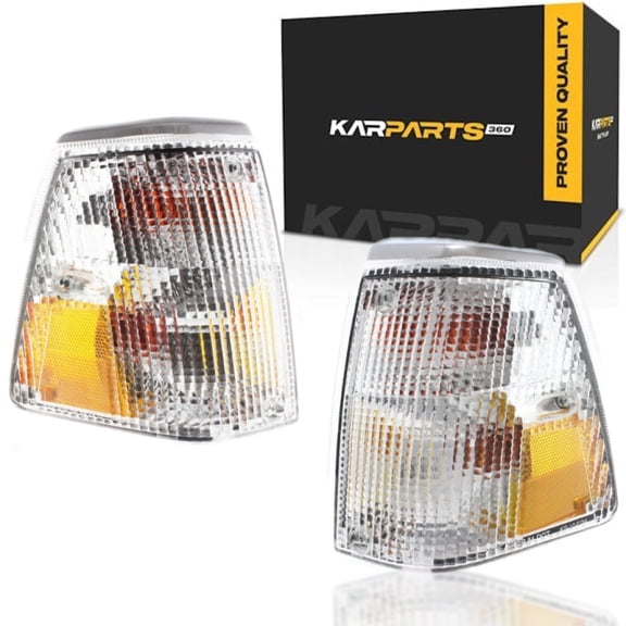 For Volvo 240 Parking Signal Light Assembly 1986-1993 Pair Driver and Passenger Side | VO2520102 | VO2521102 | 1312623-0