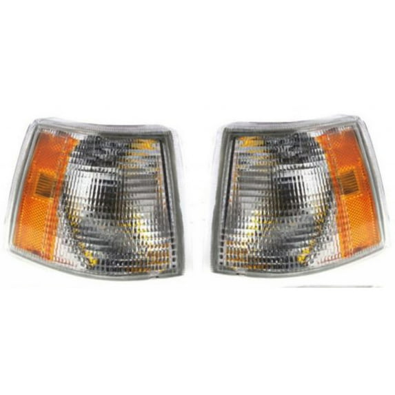 For Volvo 850 Parking Side Marker Light Assembly Unit 1993 94 95 96 1997 Driver and Passenger Side | Pair | Dual | VO2550101 + VO2551101