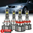 thumbnail image 1 of For Volvo S40 2005-2011 LED Easy-Install Combo Kit H9+H11 High Low Beam 4Pcs, 1 of 10