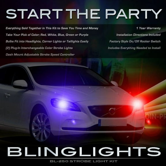 For Volvo V40 Xenon Strobe Light Kit Head or Tail Lamps