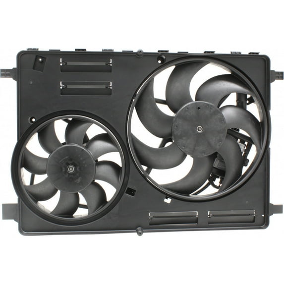 For Volvo V70 AC Radiator Fan Assembly 2008 2009 2010 | w/ Controller For VO3115116 | 31338823-3