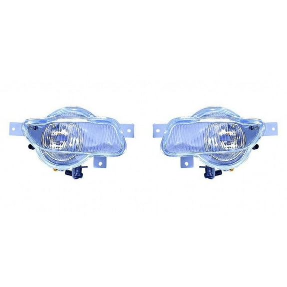 For Volvo V70 Fog Light 2001 02 03 2004 Pair Driver and Passenger Side w/ Bulbs Replacement For VO2592106