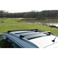 thumbnail image 1 of For Volvo XC70 Wagon 2000 2008 Black Aluminium Roof Rack Cross Bars Lockable, 1 of 4
