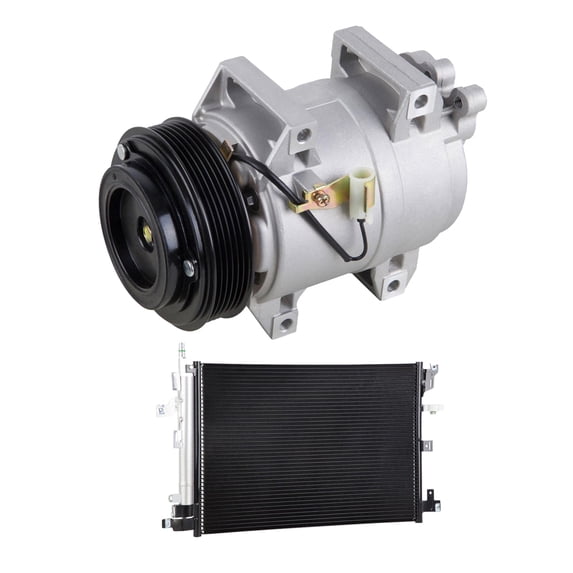 For Volvo XC90 2005 AC Compressor w/ A/C Condenser & Drier - BuyAutoParts