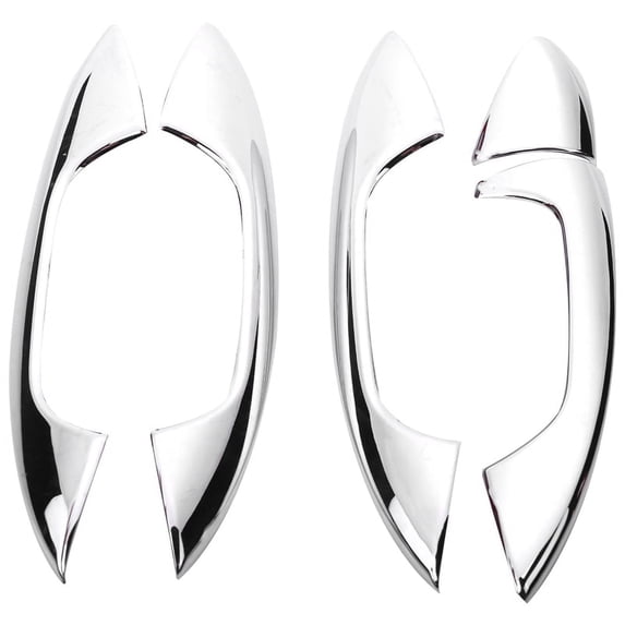 For W205 CClass C200 C180 GLC260 2015 2016 Car Accessories Door Handle Trim ABS Sticker 5pcs/set For LHD
