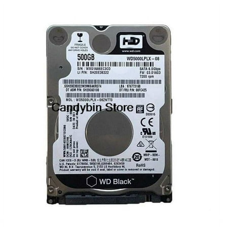 For WD5000LPLX 500G notebook hard disk SATA3 2.5-inch mechanical black disk 7MM