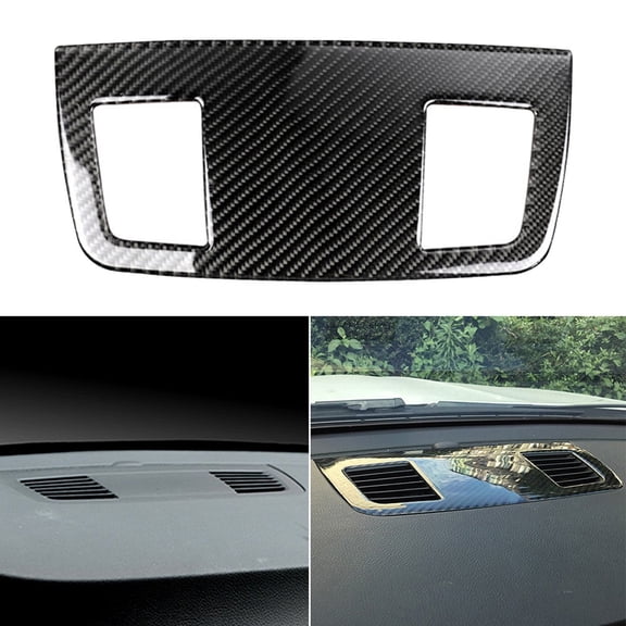 For WRX STI 2015 2021 Dashboard Center Display Base Panel Trim Carbon Fiber for Vehicle Interior Enhancement