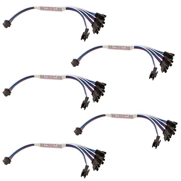 For WS2811 WS2812B LED TTL Signal Amplifier Controller Repeater for 4Pin RGB Addressable LED Strip Light DC5-24V