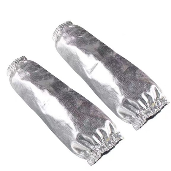 For Welding and Cooking Aluminum Foil Heat Barrier Arm Sleeves Enhancing Safety Industrial and Kitchen Repacement Part