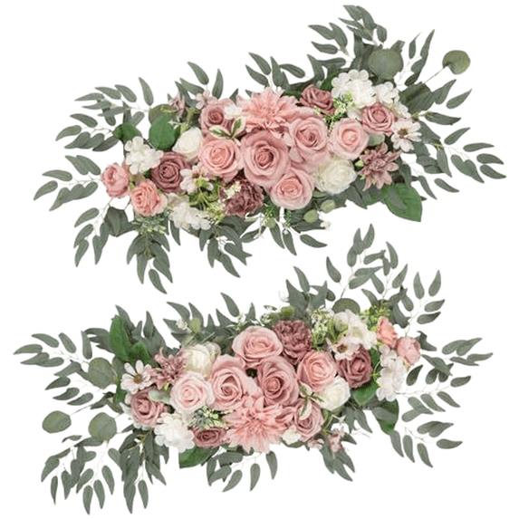 For Western Style Outdoor Wedding Arch Flower Set Artificial Rose Decoration