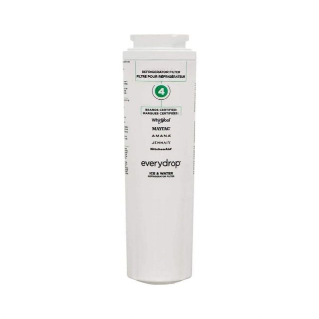 For Whirlpool Refrigerator Water Filter, Ensure Fresh Water with Everydrop Filter 4, SinglePack