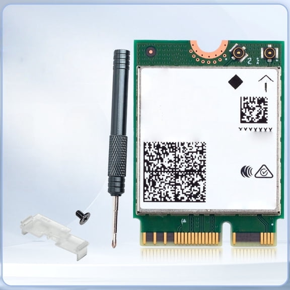 For WiFi 7 for BE202 WiFi Card M.2 Bluetooth 5.4 2400Mbps Tri-Band 2.4G/5G/6GHz BE202NGW WiFi 7 Wireless Network Adapter