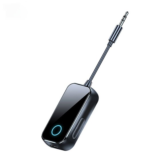 For Wireless Audio Adapter Bluetooth 5.4 TX RX Mode 3.5mm AUX Jack Dual Phones Connection Transmission For Car Home TV PC Headset