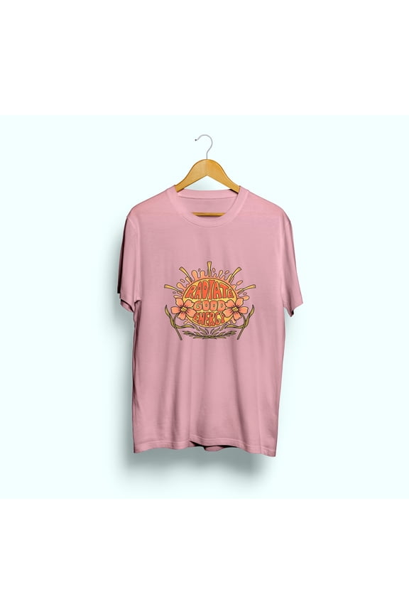 For Women & Men’s positive energy, sunshine vitality, sunflower Graphic Print Short Sleeve T-shirt Collection