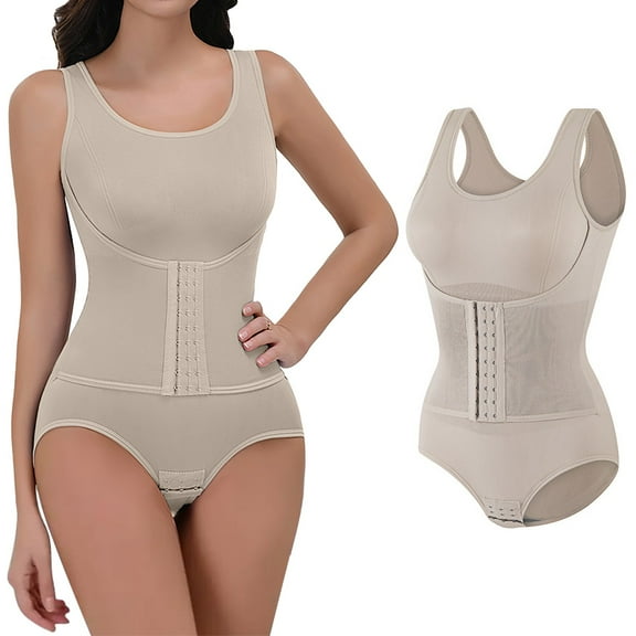 For Women Tummy Post Body Shaper Butt Shapers Women's Bodysuit Girdles
