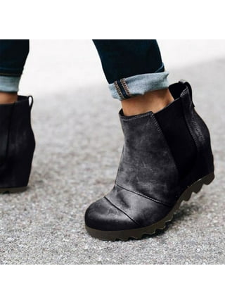 Wedge booties shop walmart