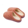 thumbnail image 1 of For Women and Men Thick Bottom Home Non-slip Plush Cotton Slippers Warm Wool Slippers Winter PINK M, 1 of 8