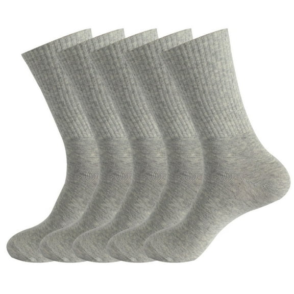 For Womens Mens Non Binding Top Circulatory Diabetic Cotton Crew Socks