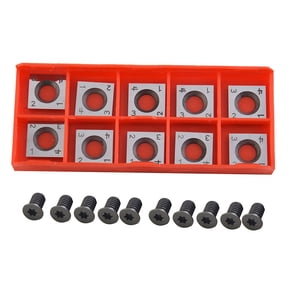 For Woodworking Essential 10PCS Carbide Insert Cutters 14mm Square Blades with Multiple Edges for Optimal Performance