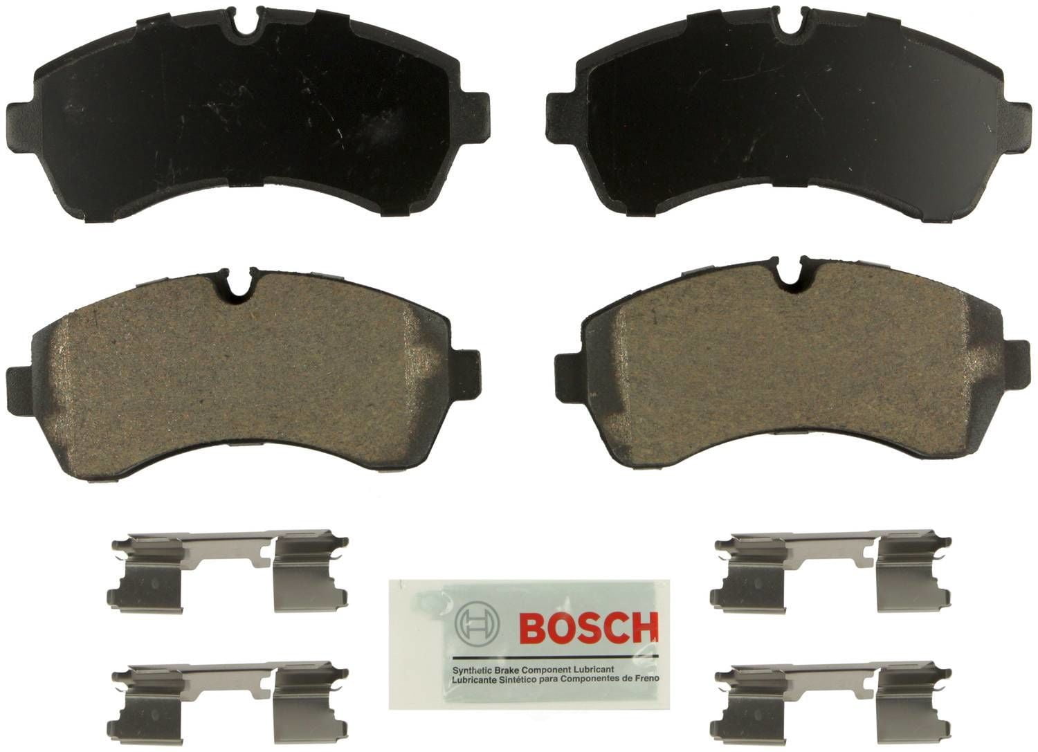 Bosch BE1268H Blue Semi-Metallic Brake Pads w/Hardware