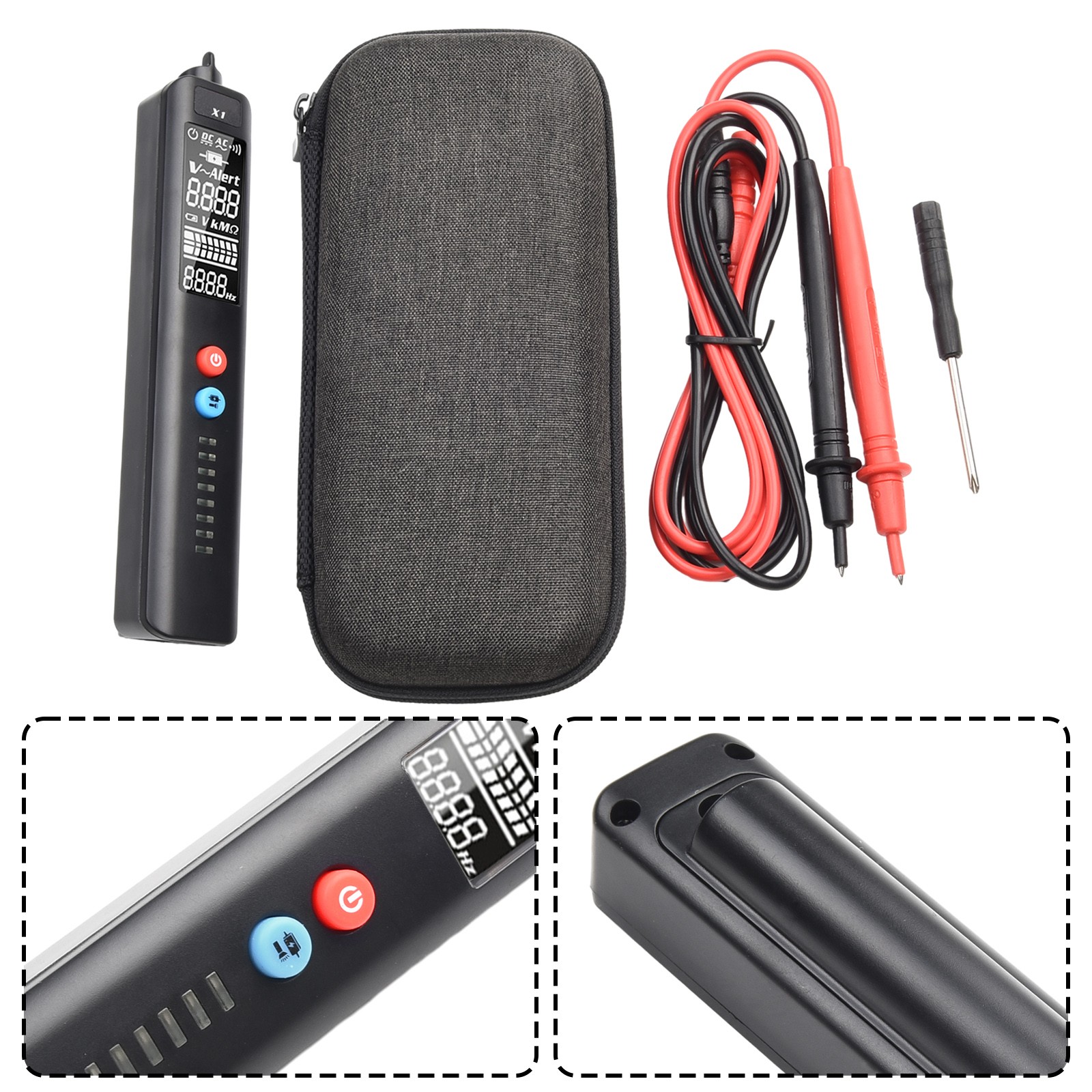 For X1 Voltage Detector Multimeter Tester NonContact Electric Pen Live