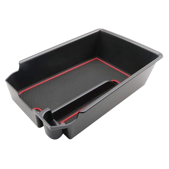 For X3 G01 X4 G02 2018-2021 Car Central Console Armrest Box Storage Pallet Tray Container with Rubber Mat