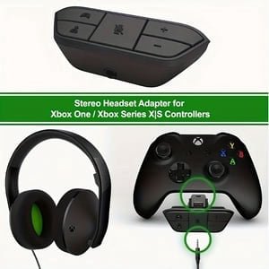 For Xbox ONE Stereo Headset Adapter Audio Mic Headphone Converter Adjust Audio Balance Controller 3.5mm Audio Jack for Xbox ON