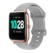 For Xiaomi Haylou Smart Watch LS01 19mm Butterfly Buckle Silicone Watch Band